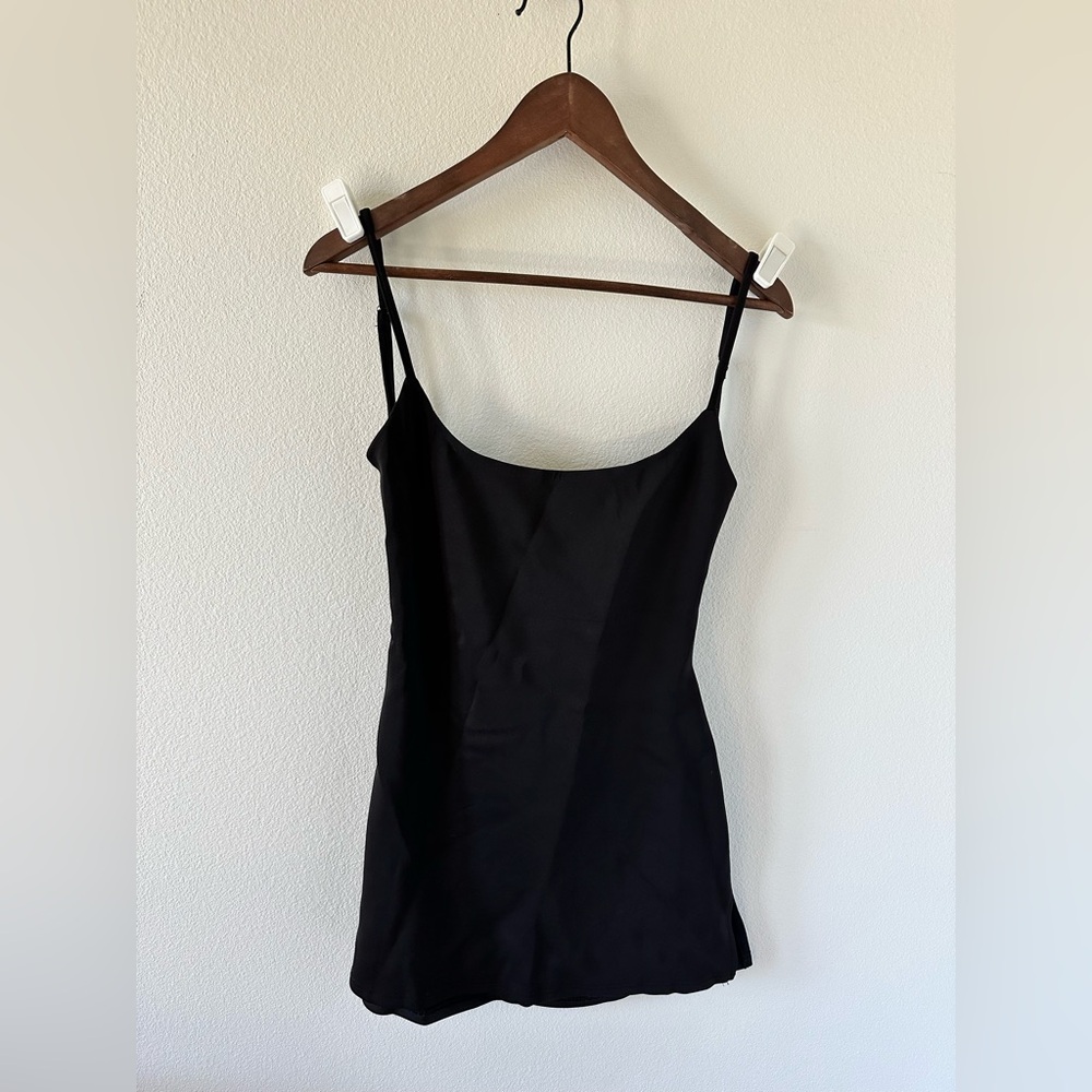 Black mini dress